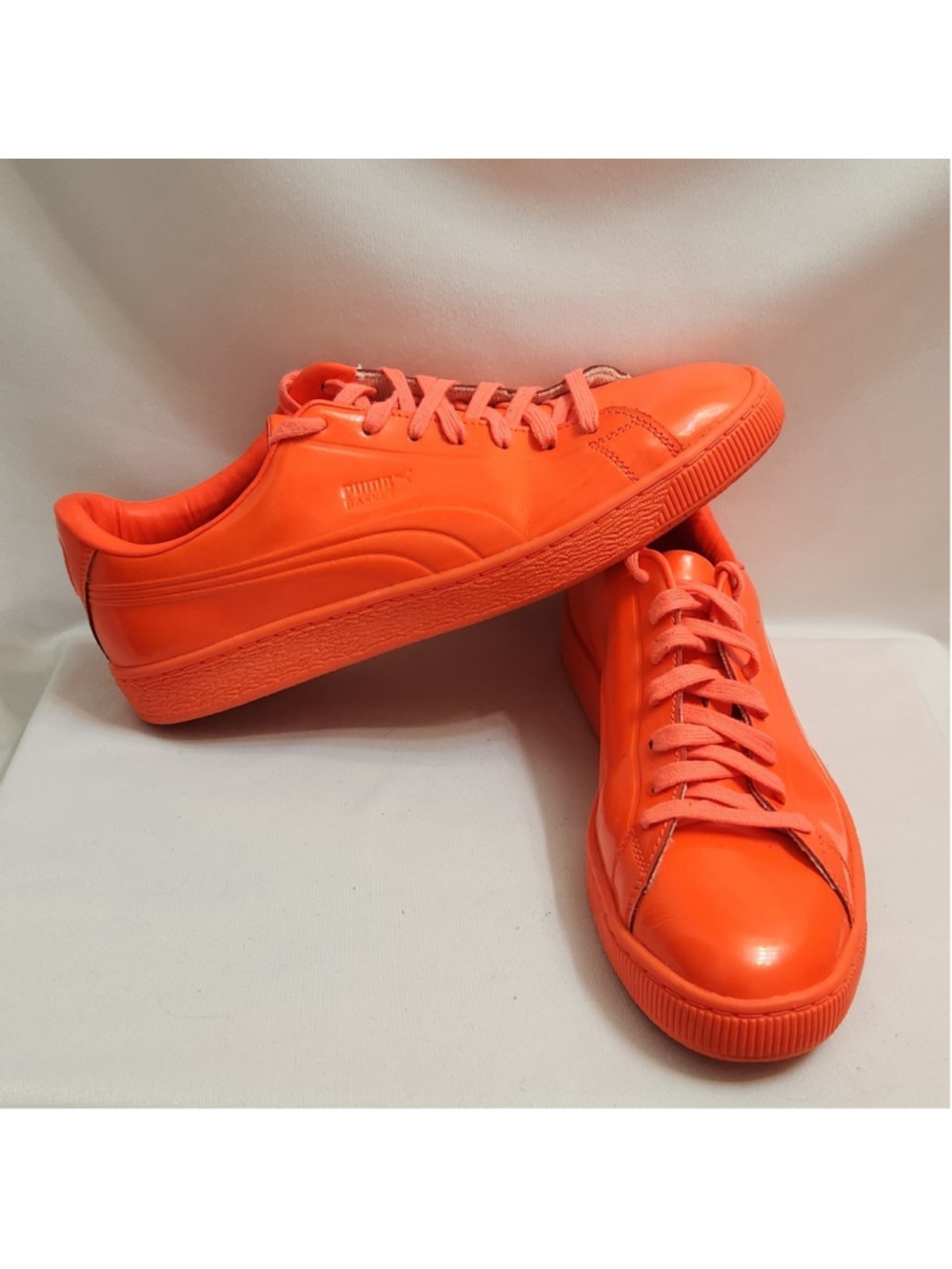 Puma Basket Patent Leather Sneakers (Size 11.5)
